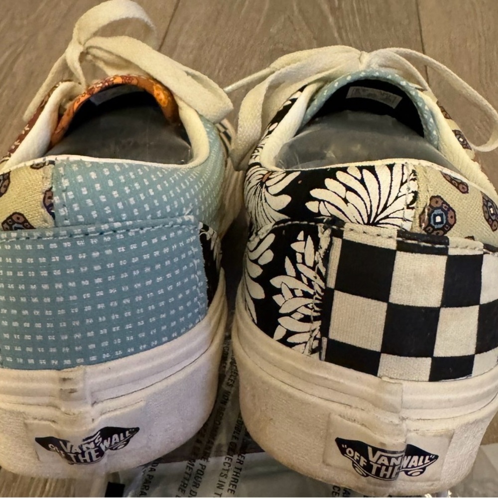 Vans Women's Patchwork Checkered Skate Sneakers - image 5